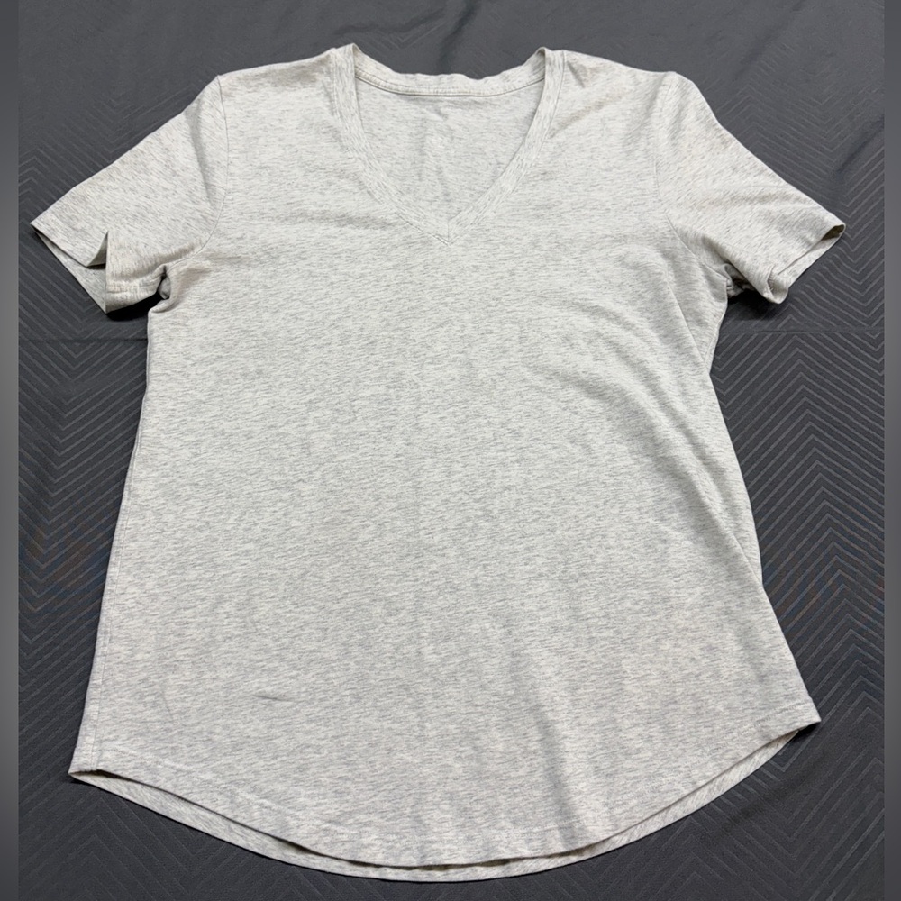 lululemon athletica Gray Short Sleeve Tee